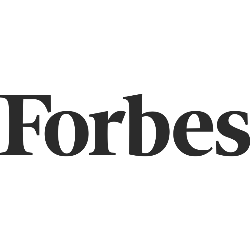 Forbes logo in bold, black serif font on a light gray background, highlighting Siham Lahmine, founder of Morocco Travel Organizer.